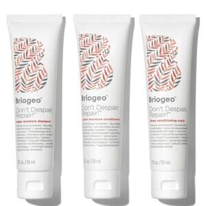 NEW Briogeo Don't Despair Repair Set Shampoo Conditioner Mask 3x2oz Dry Hair